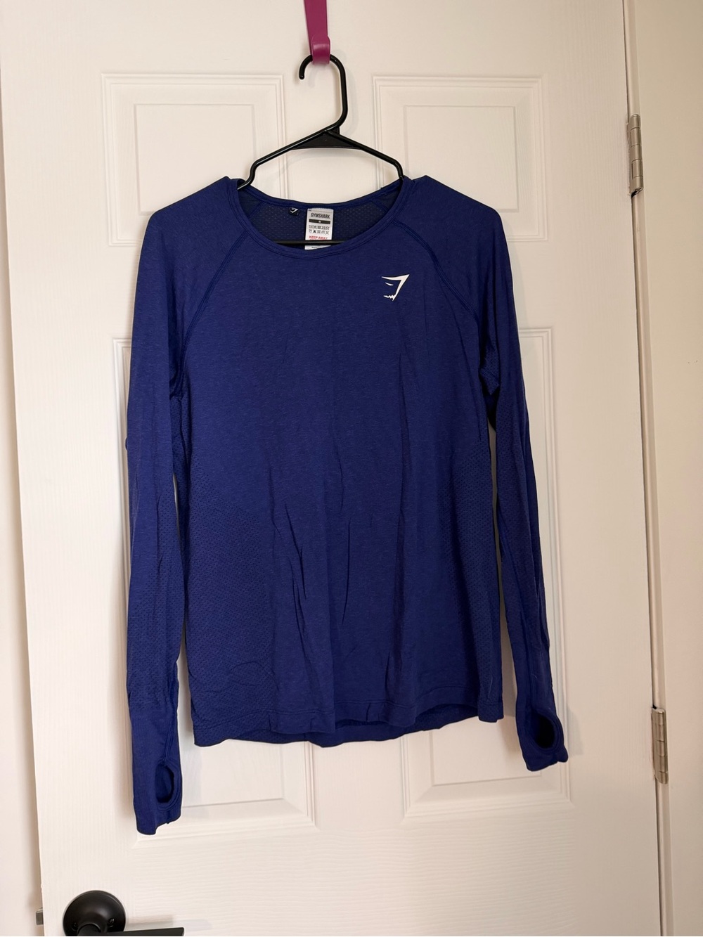 Gymshark women’s Long Sleeve Crew in Royal Blue